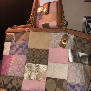 Authentic vintage Coach bag & wallet